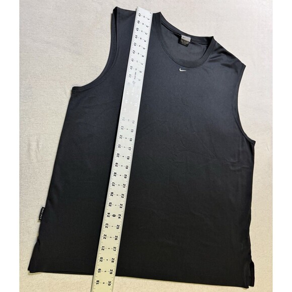 Vintage Nike Men’s Large Y2K Center Swoosh Embroidered Logo Tank Top Shirt Mesh - Picture 9 of 9